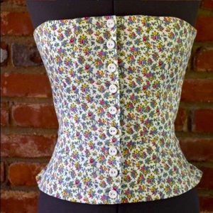 SOLD Betsey Johnson Bustle Corset Top